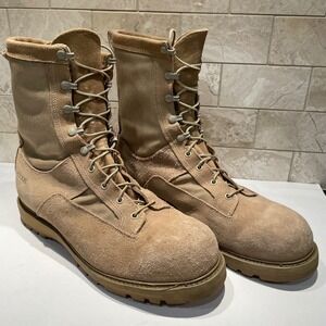Bates US Military‎ Combat Boots Tan Suede Gore-Tex Vibram Sole Men 14W
